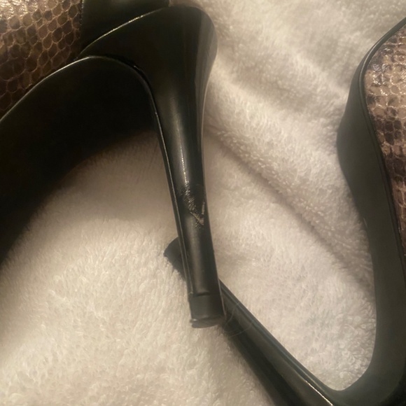 Impo platform snakeskin heeled boot size 6 - Picture 5 of 6